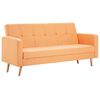 vidaXL Soffa tyg orange