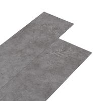 vidaXL Självhäftande PVC-golvplankor 5,21 m² 2 mm betonggrå