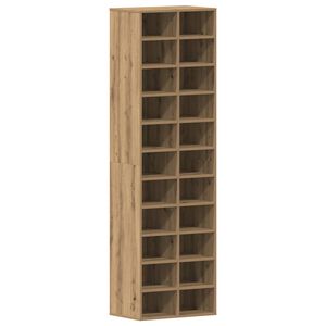 vidaXL Skosk&aring;p hantverksm&auml;ssig ek 54x34x183 cm konstruerat tr&auml;