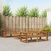 vidaXL Utomhussoffset 9 pcs Naturf&auml;rg Massivt Akaciatr&auml;