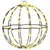 vidaXL Julspira med belysning 96 LED-lampor Varmvit