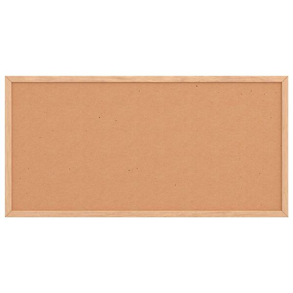 vidaXL Korktavla med massiv fururam 60x30 cm