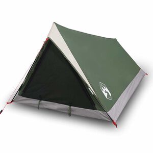 vidaXL Campingt&auml;lt 2 personer gr&ouml;n vattent&auml;tt