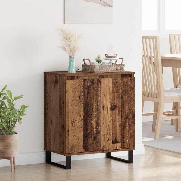 vidaXL Sideboard Gammalt tr&auml; 60 x 35 x 70 cm Konstruerat tr&auml;