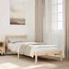 vidaXL S&auml;ngram utan madrass extra l&aring;ng 100x210 cm massiv furu