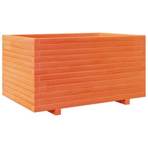 vidaXL Odlingsl&aring;da vaxbrun 90x60x49,5 cm massiv furu