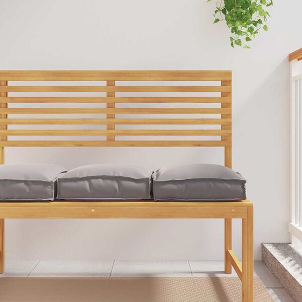 vidaXL Kudde 4 pcs Grå 40 x 40 x 8 cm Oxford Tyg