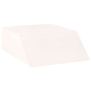 vidaXL Ben Kudde 63 x 52 x 19,5 cm Fast PU skum Vit