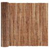 vidaXL Barkstaket Brun 400 x 150 cm Bark