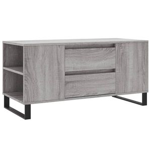 vidaXL Soffbord gr&aring; sonoma 102x44,5x50 cm konstruerat tr&auml;
