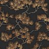 DUTCH WALLCOVERINGS Tapet tall svart och guld