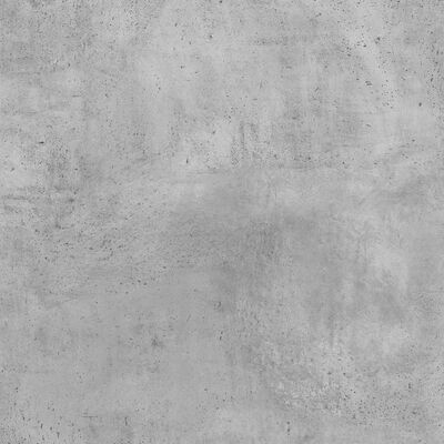 vidaXL Sidoskåp med glasdörrar betonggrå 68x37x68,5 cm