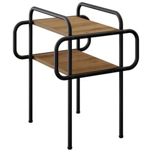 vidaXL Kaffeebord Artisan-ek 40 x 40 x 51 cm Konstruerat tr&auml;