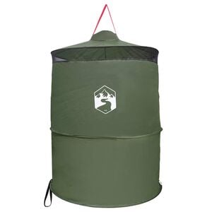vidaXL Pop-up toalett&auml;lt med h&auml;ngande rep Gr&ouml;n 97 x 126 cm