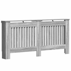 vidaXL Radiatorlock Gr&aring; Sonoma 172 x 19 x 81,5 cm Konstruerat tr&auml;