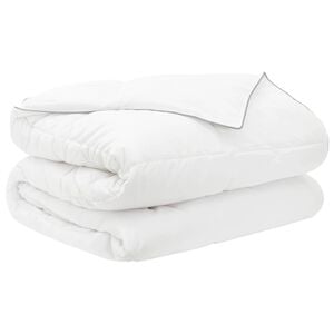 vidaXL Sommar Duvet 240 x 220 cm Sommar 150 gsm Bambufiber Vit