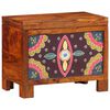 vidaXL F&ouml;rvaringsl&aring;da Flerf&auml;rgsdesign 50 x 30 x 40 cm massivt akacia