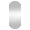 vidaXL V&auml;ggspegel 25x60 cm glas oval