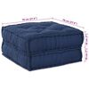 vidaXL Modulsofa enhet Indigo 70 x 70 x 36 cm tyg
