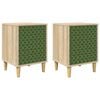 vidaXL Nattduksbord GELEEN 2 st Sonoma-ek 36 x 33 x 50 cm