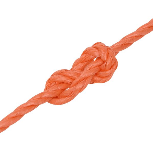 vidaXL Rep orange 3 mm 50 m polypropylen
