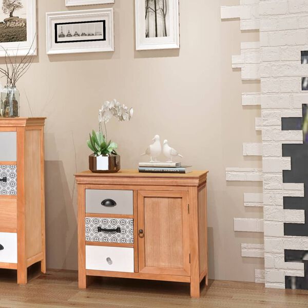 vidaXL Sk&auml;nk 65x35x60 cm massiv eukalyptustr&auml;