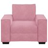vidaXL Soffstol rosa 100x78x84 cm sammet