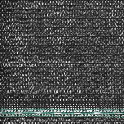 vidaXL Vindskydd för tennisplan HDPE 1x100 m svart