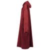 vidaXL Filt-hoodie Bordeaux R&ouml;d s Flanell