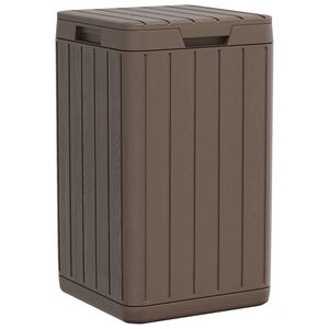 vidaXL Soptunna f&ouml;r utomhusbruk brun 38x38x65 cm PP
