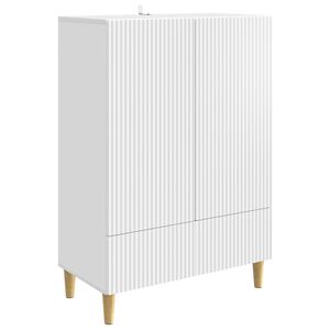 vidaXL Sideboard Vit 66 x 34,5 x 95 cm Konstruerat tr&auml;