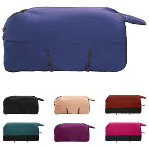 vidaXL H&auml;stdyna M&ouml;rkgr&ouml;n och svart 95 cm Polyester