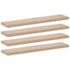 vidaXL Sv&auml;vande hyllor 4 st 110x23,5x4 cm konstruerat tr&auml;