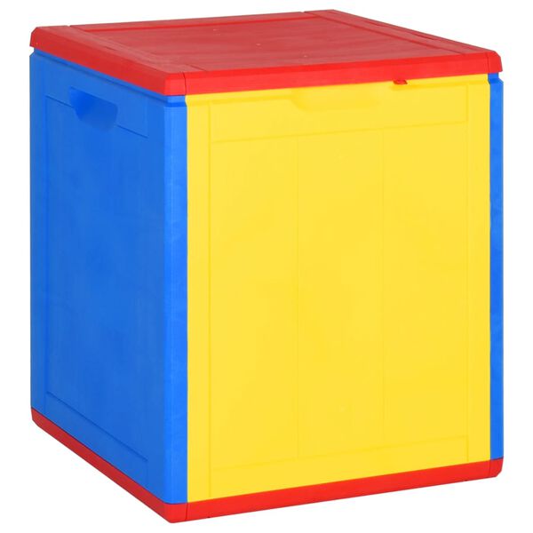 vidaXL Dynbox flerf&auml;rgad PP rotting 90 l