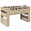 vidaXL Foosballbord Sonoma-ek 146,5 x 74 x 85 cm Konstruerat tr&auml;