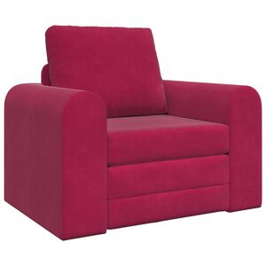 vidaXL Soffs&auml;ng Vinr&ouml;d 98 x 71 x 83 cm Sammet