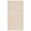 vidaXL Shaggy-matta beige 120x183 cm polyester