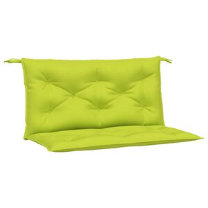 vidaXL B&auml;nkdynor f&ouml;r tr&auml;dg&aring;rden 2st ljusgr&ouml;n 100x50x7cm oxfordtyg