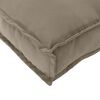 vidaXL Kudde Taupe 150 x 40 x 8 cm Oxford Tyg