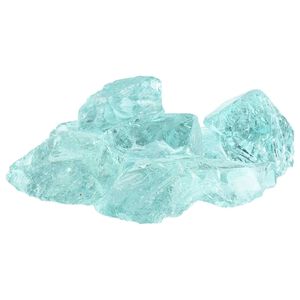 vidaXL Tr&auml;dg&aring;rdsstenar Turkos 12 cm Glas