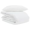 vidaXL Sommar Duvet med kudde 2 st Vit Dunfj&auml;der