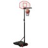 vidaXL Basketkorg med stativ vit 216-250 cm polyeten
