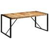 vidaXL Matbord 175x90x76 cm massivt grovt mangotr&auml;