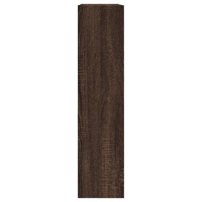 vidaXL Skohylla brun ek 80x21x87,5 cm konstruerat trä
