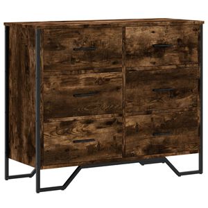 vidaXL Byr&aring; r&ouml;kf&auml;rgad ek 91x35,5x74,5 cm konstruerat tr&auml;