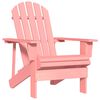 vidaXL Adirondackstol massivt grantr&auml; rosa