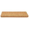 vidaXL Trappstegsmattor sj&auml;lvh&auml;ftande sisal 15 st 65x21x4 cm Sisal
