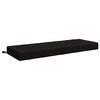 vidaXL Ryggkudde SOEST 100% Polyester Svart 120 x 40 x 10 cm