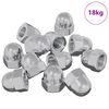 vidaXL Sexkantiga ekollonn&ouml;tter 3913 pcs Silver Metall