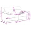 vidaXL 2-sitssoffa ljusgr&aring; 160x81x84 cm tyg